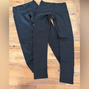 One Step Ahead Black Stretch Kids Leggings Duo